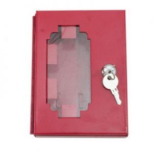 Break Glass Key Box – Metal – Square – 15.5 x 3.5 x 12cm