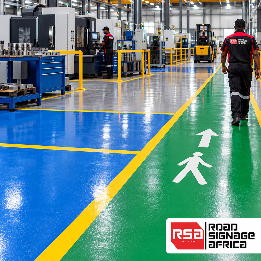 Factory Floor Zoning & Colour Coding