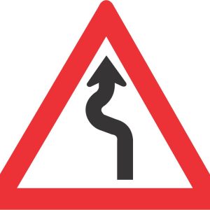 Winding Road (Left – Right) road sign (W209)