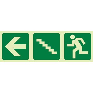 E19 – Arrow Left + Stairs Going Up + Running Man