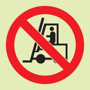PV10 – Tractors and Forklifts Prohibited Beyond This Point
