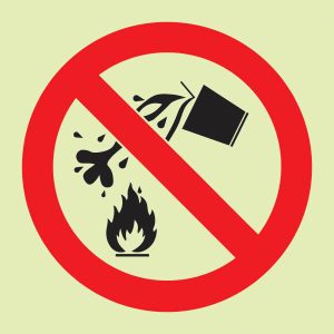 PV4 – Water Prohibited As Extinguishing Agent