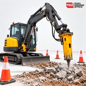 Hard Material Excavation – Road Sign Foundations Extra Over (per m³)