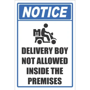 NT10 – Delivery Boy Sign