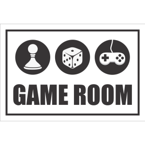 B16 – Game Room Sign
