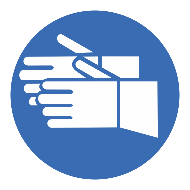 MV5 – SABS Hand protection safety sign