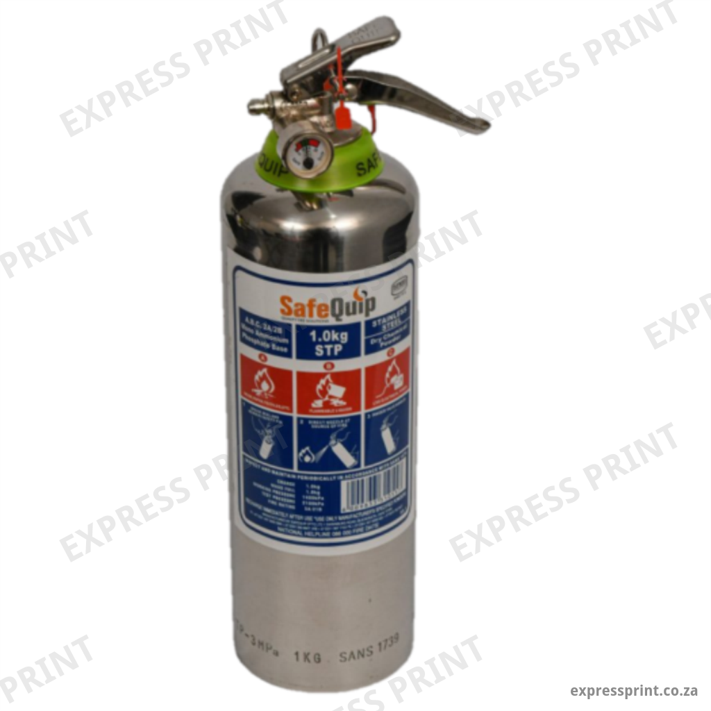 1kg Stainless Steel DCP Fire Extinguisher