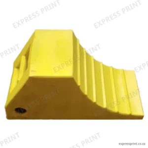 100 Ton Wheel Chock (Yellow) – Single