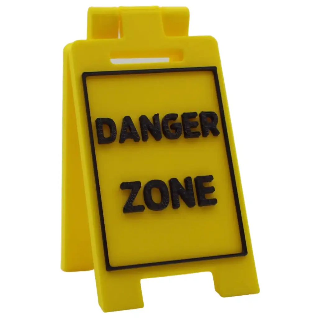 Danger Zone – Desk Floor Stand
