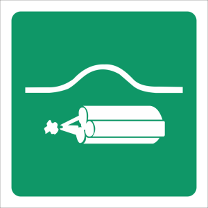 GA21 – SABS Location of bomb bag safety sign