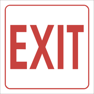 FB16 – SABS Exit safety sign