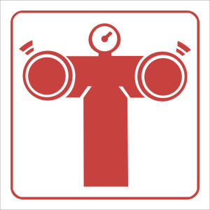 FB8 – SABS Fire pump connection safety sign