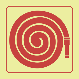 F29 – SABS Fire hose reel photoluminescent safety sign