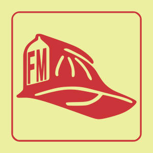 F50 – SABS Fire marshal photoluminescent safety sign