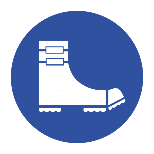 MV22 – Foot Spats Safety Sign