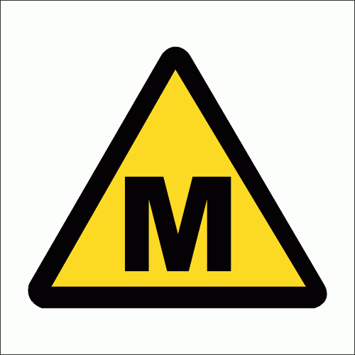 WW9 – Methane Hazard Safety Sign