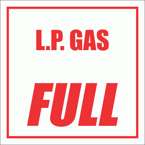 GAS9 – L.P. Gas Full Sign