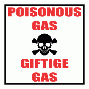 PO2 – Poisonous Gas Sign