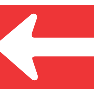 R4.1 – One-Way Left Road Sign