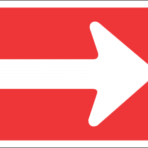 R4.2 – One-Way Right Road Sign