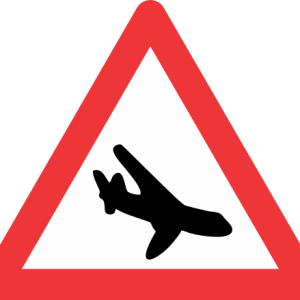 W351 – Low Flying Aircraft Road Sign