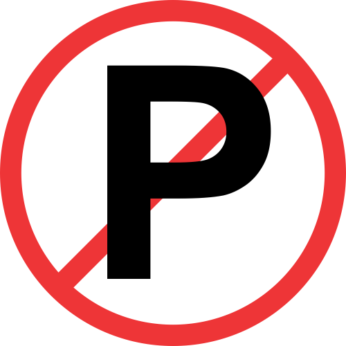 R216 – No Parking Road Sign