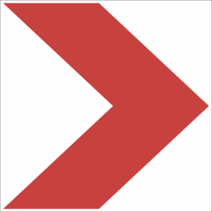 W405 – Sharp Curve Chevron (Single) Road Sign