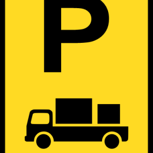 TR312-P – Temporary Delivery Vehicle Parking Reservation Road Sign