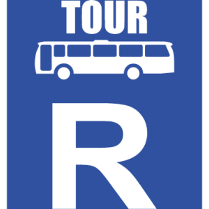R319 – Tour Bus Reservation Road Sign