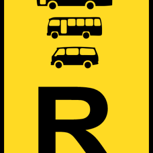 TR333 – Temporary Bus, Midi-Bus and Mini-Bus Reservation Road Sign