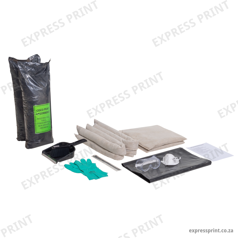130L Oil Wheelie Bin Spill Kit – Refill