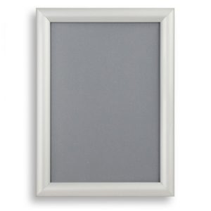 A4 Silver Aluminium Snapper Frame