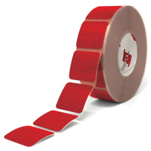 Vehicle Conspicuity Segmented Tape (Prismatic) – Sold by meter – Red