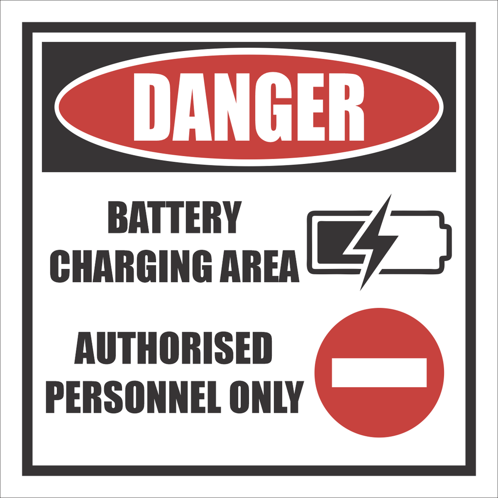 DG27 – Battery Charging Area Danger Sign